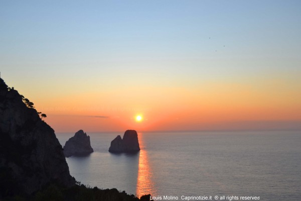 alba foto a Capri