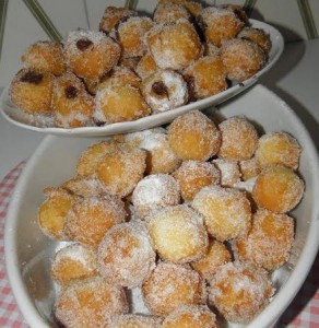castagnole cioccolato