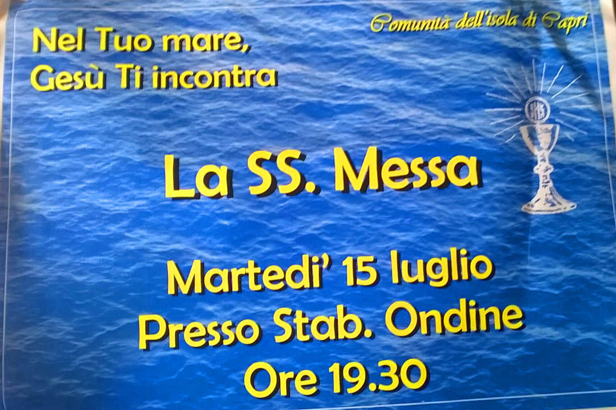messa ondoine capri