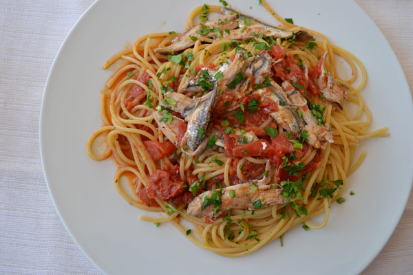 spaghetti alici