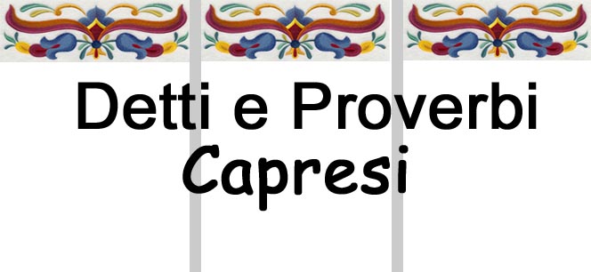 detti e proverbi capresi