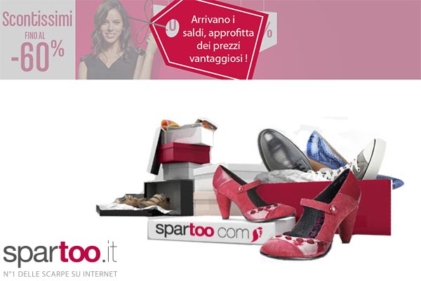 Spartoo: il primo negozio di scarpe online sconta del 15% i suoi ...