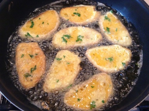 pane cotto e fritto