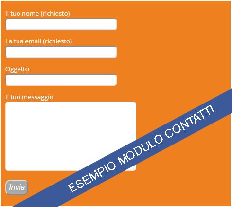 ESEMPIO MODULO CONTATTI