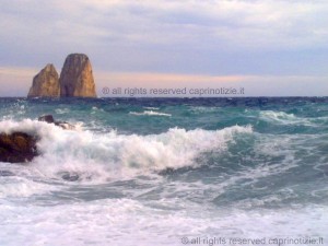 capri maltempo scirocco mareggiata