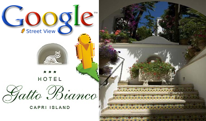 hotel gatto bianco capri google street view