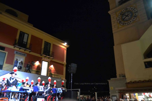 fanfara carabinieri a Capri