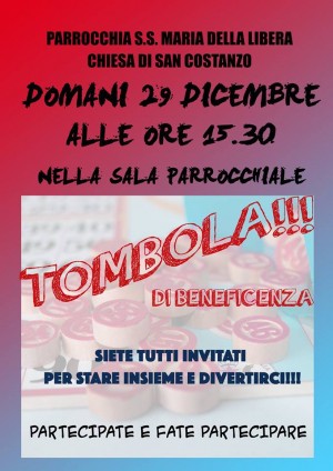 tomboletta beneficenza