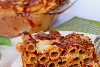 ziti-al-forno-con-melanzane e caciotta