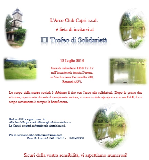 trofeo solidarietà