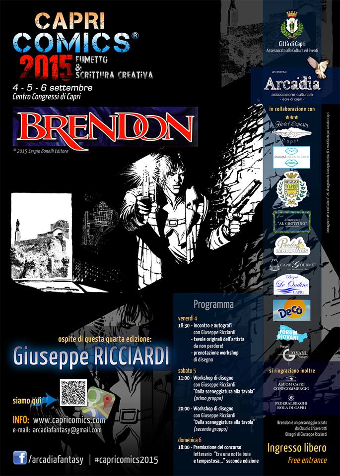 capri comics locandina
