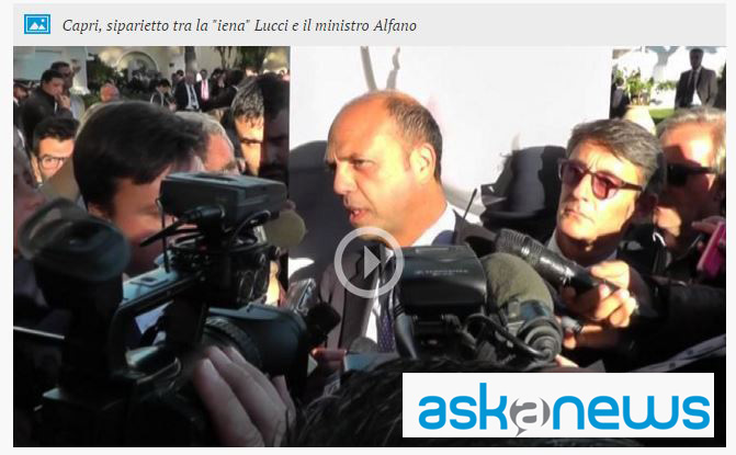 alfano iene capri video
