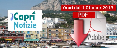 orari navi veloci aliscafi 1 orrobre 2015 capri napoli