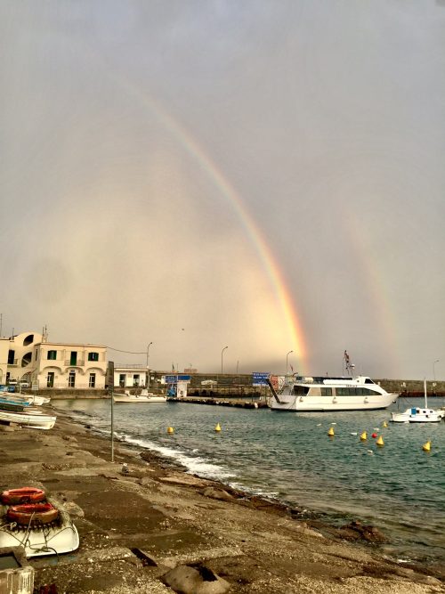 maltempo meteo storm rainbow capri