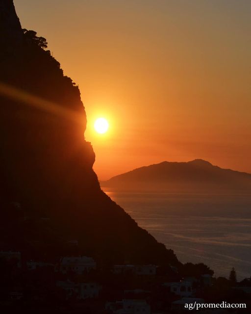 foto mare tramonto capri foto mare tramonto capri