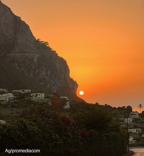 foto tramonto capri foto tramonto capri