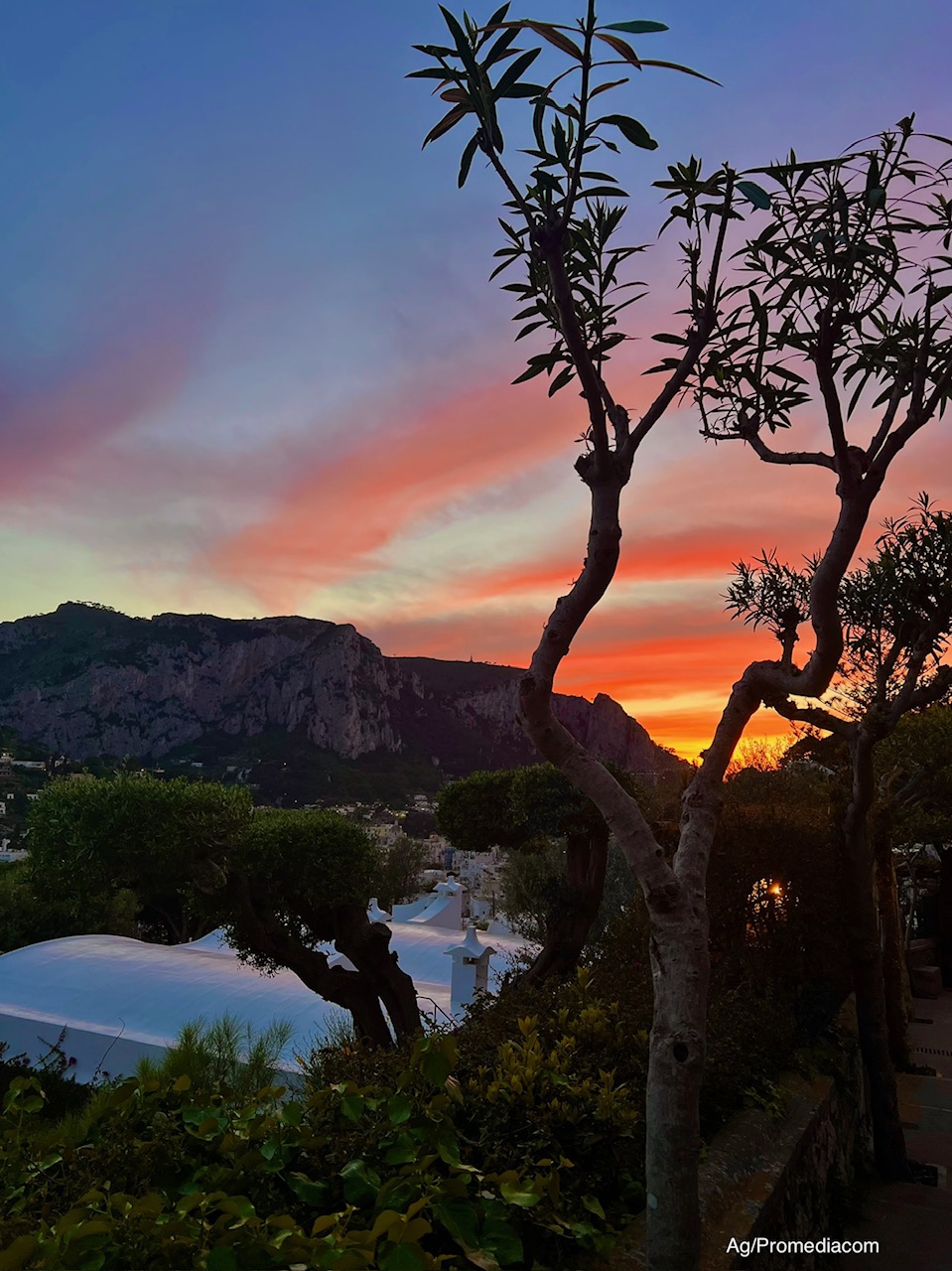 foto Tramonto mare Matermania Capri foto Tramonto mare Matermania Capri