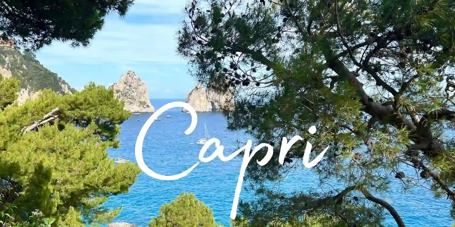 Vista panoramica di Capri